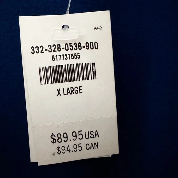 NWT Hollister Men’s All Weather Jacket with zipper, Size XL - Navy Blue - Picture 5 of 9